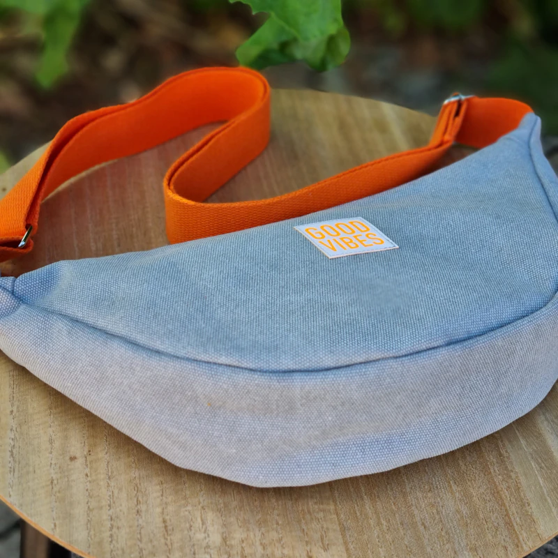 Moonbag, Crossbody Bag, grau