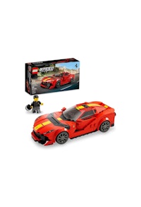 LEGO Speed Champions 1970 Ferrari 512 M Toy Car Model Building Kit 76914 Sports Red Race Car Toy, Collectible Set with Racing Driver Minifigure