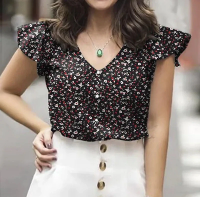 Short sleeved women top