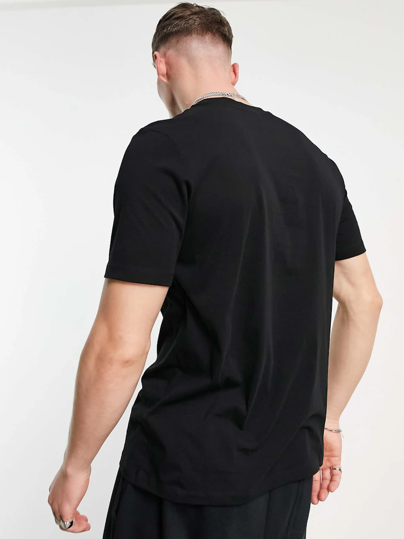 HUGO BOSS - T-SHIRT NOIR BIG RED FLAG