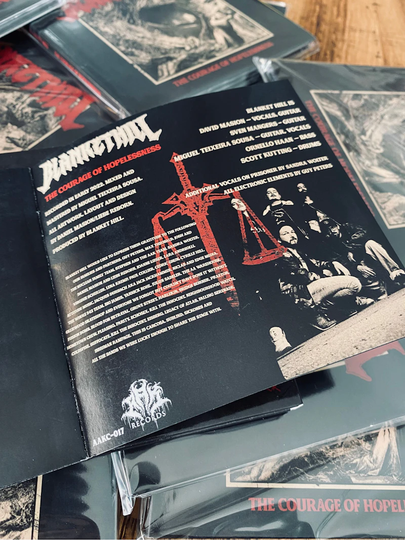 BLANKET HILL - "THE COURAGE OF HOPLESSNESS" CD
