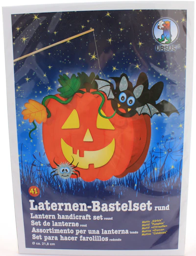 Laternen-Bastelset "Kürbis"