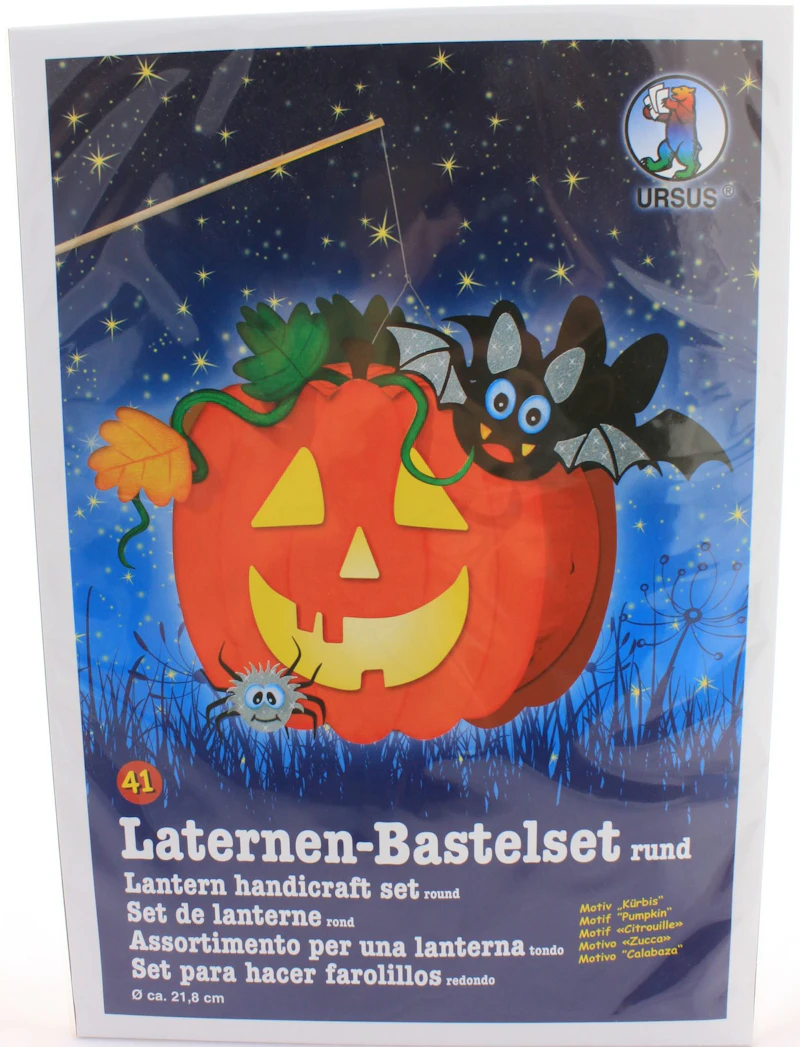 Laternen-Bastelset "Kürbis"