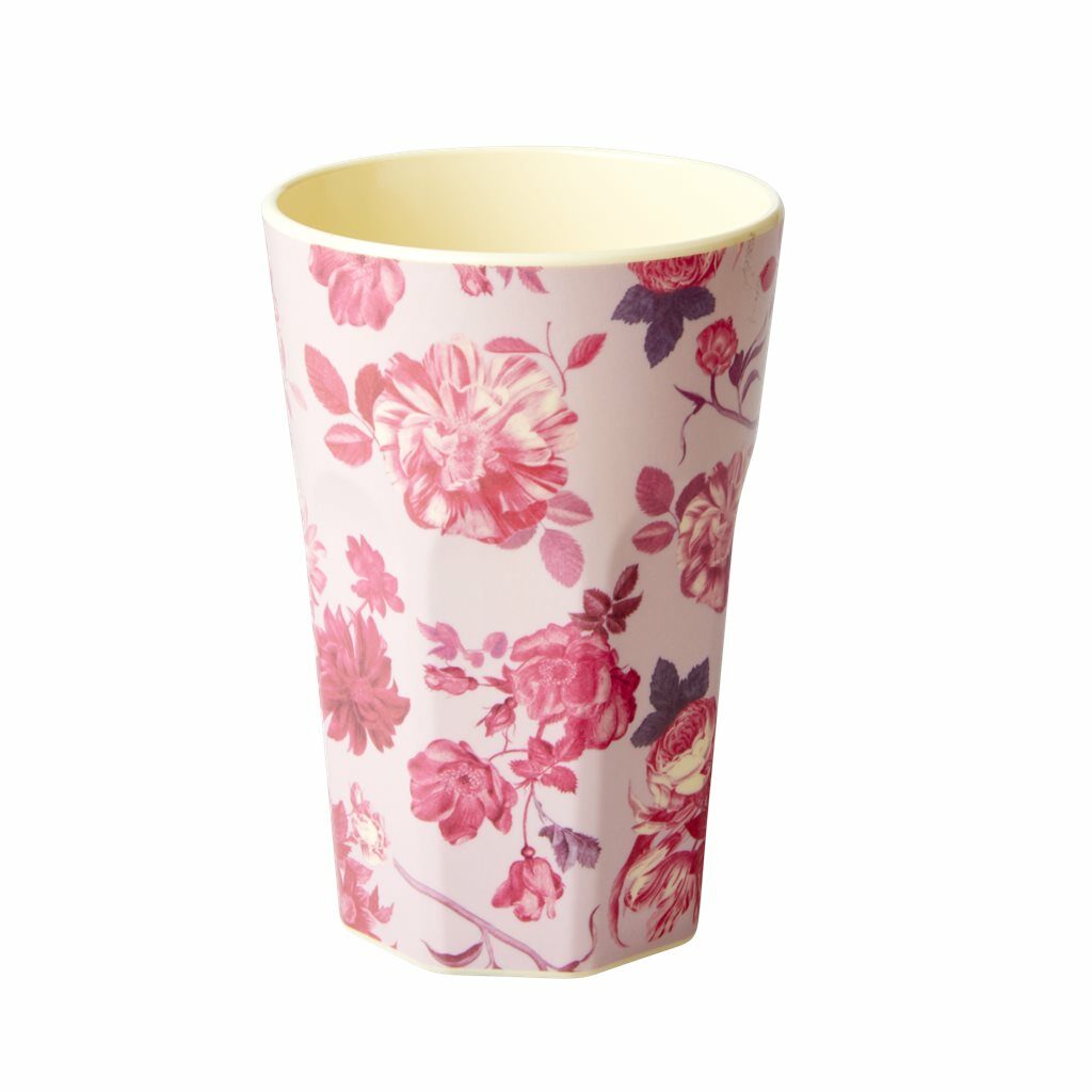 Rice Melamin Becher 2er Set Gro/ß in Pink and Dark Rose Caffee Latte Cup