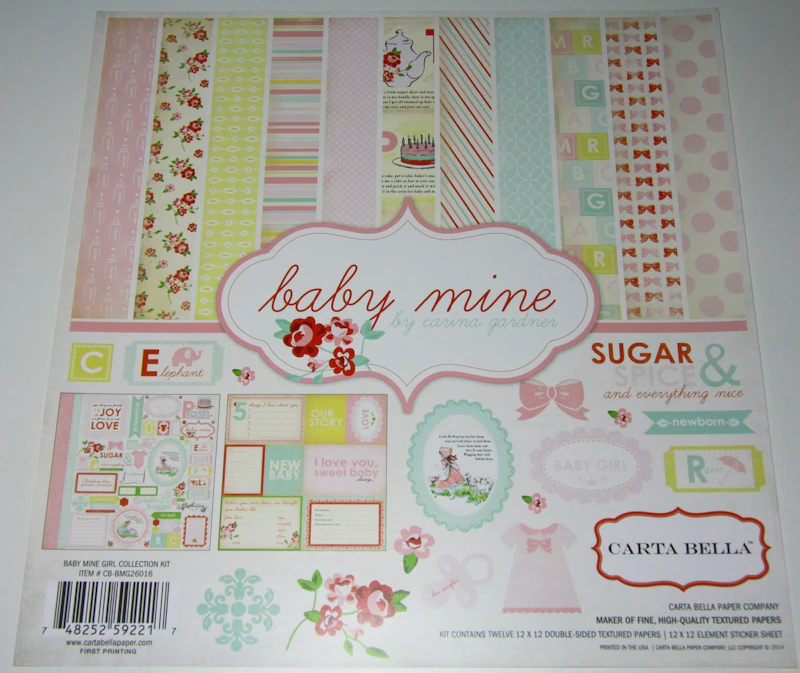 Scrapbook-Set "Baby Mine", Girl