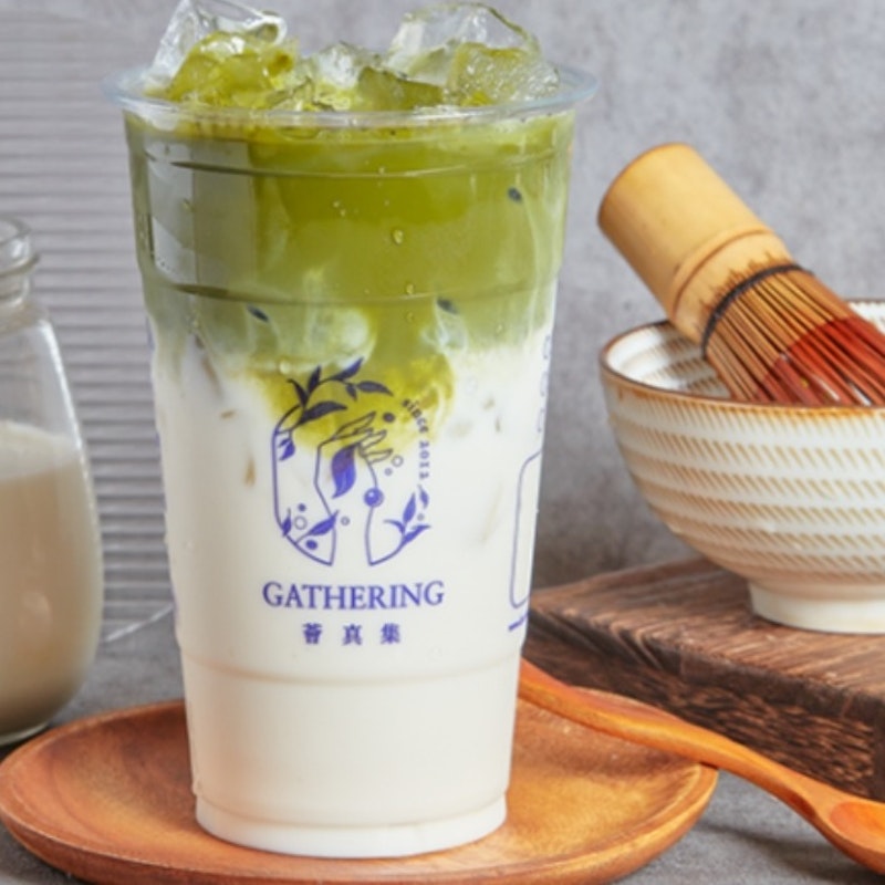 Matcha Milk with Pearl (Gathering海濱八) 