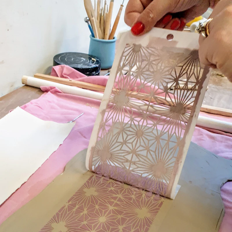  Tester Workshop - Patterned Ceramic Coaster/ Tiles/ Wall art