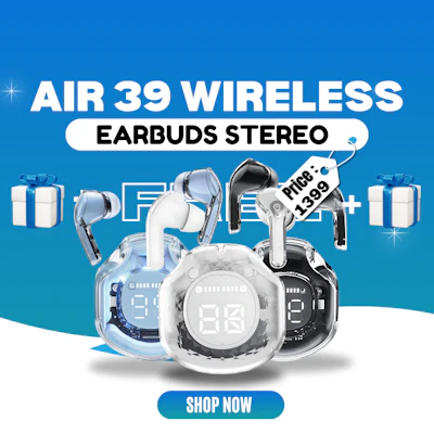 Air 39 Earbuds: True Wireless Bluetooth Earphones with Active Noise Cancellation