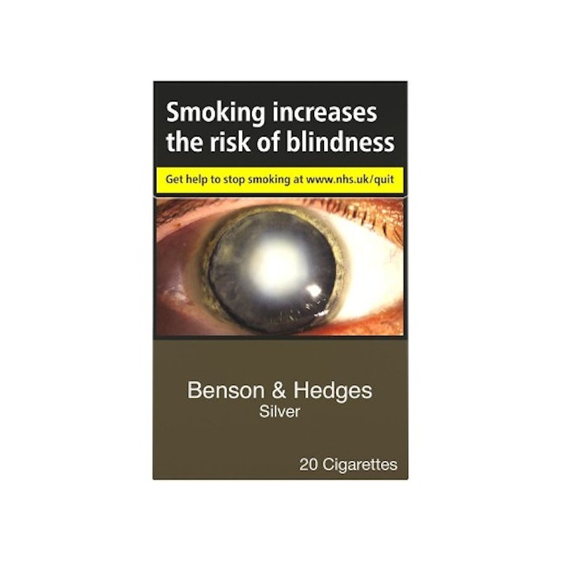 Benson & Hedges Silver Cigarettes 20 per pack