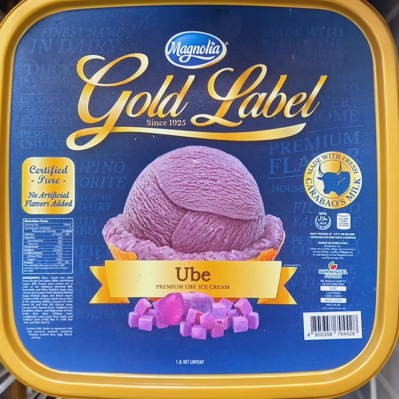 Ube Ice cream 1.3L/Box (Na)