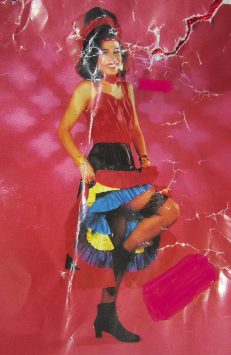 Kostüm Can-Can Kleid Gr.42