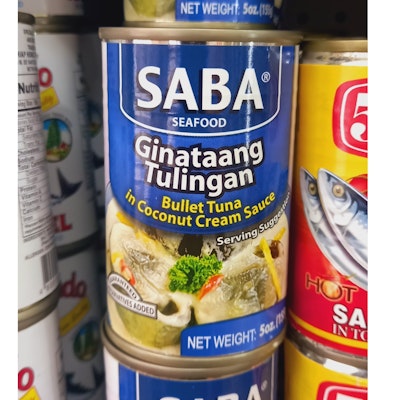 Saba Ginataang Tulingan Bullet Tuna in coconut Cream Sauce (Namaste)