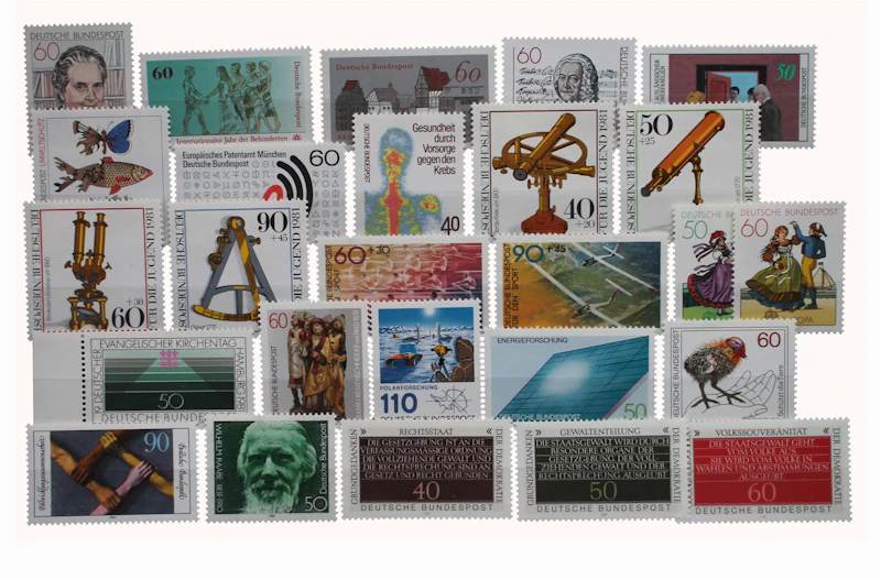 Robbert´s Briefmarken BRD Deutschland Jahrgang 1981 komplett postfrisch