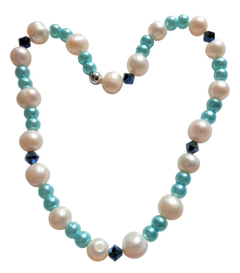 Perlenarmband 3-farbig