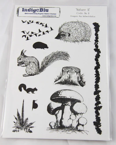 Indigo Blu A5 Stempelset "Nature II"