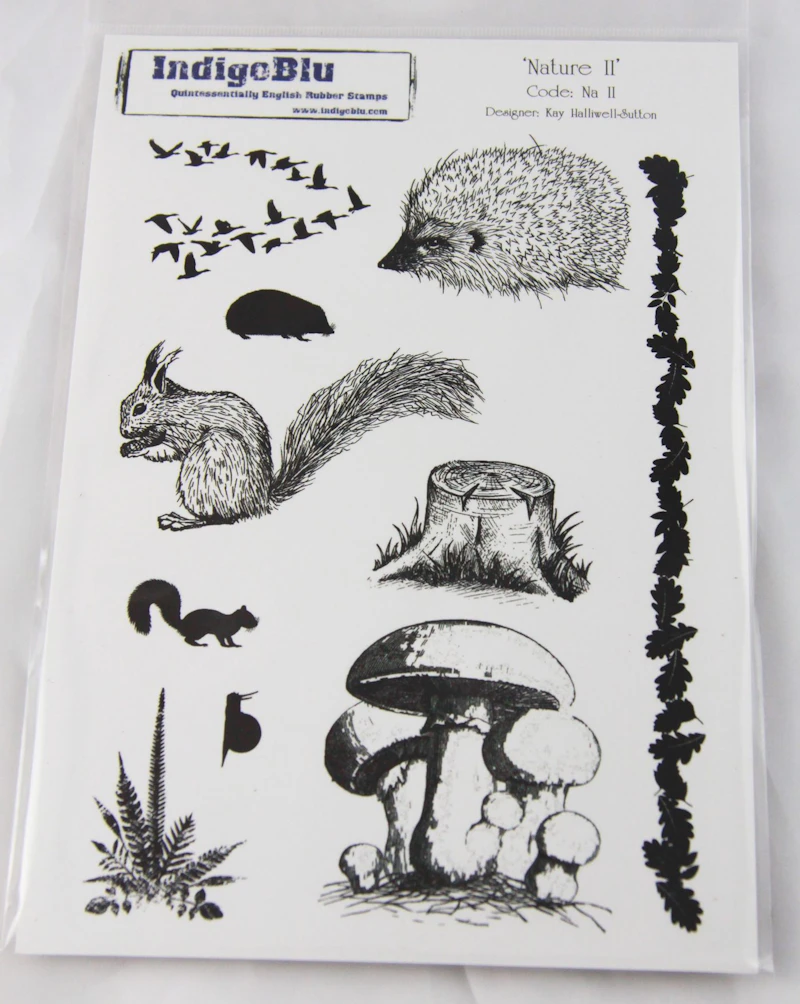 Indigo Blu A5 Stempelset "Nature II"