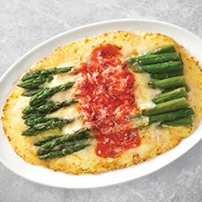 CHEESE BAKED ASPARAGUS (pizzahut)