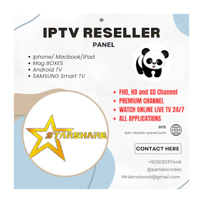 Starshare IPTV Panel - Starshare Panel Provider 