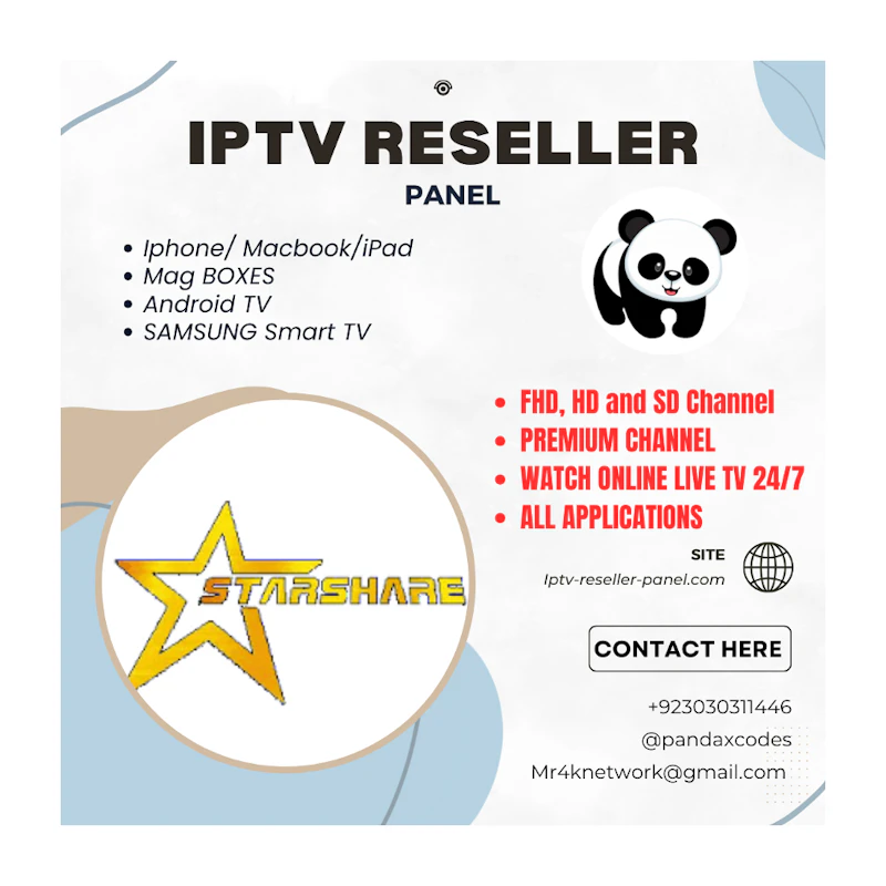 Starshare IPTV Panel - Starshare Panel Provider 