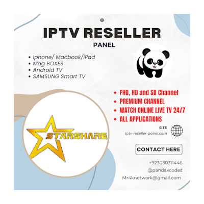 Starshare IPTV Panel - Starshare Panel Provider 