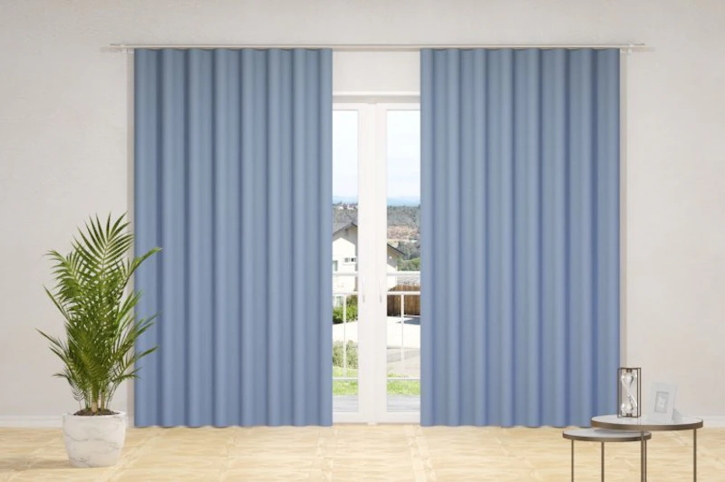 Curtain fabrics - SUNOUT, (back side of fabrics woven in white color), in 85 colors, width - 1,50 m.)