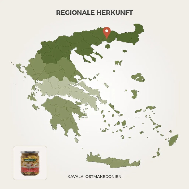 Knoblauchzehen in Extra Nativem Olivenöl 200 g - Makedoniki Gi