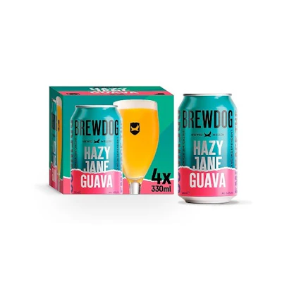 BrewDog Hazy Jane Guava 4 x 330ml