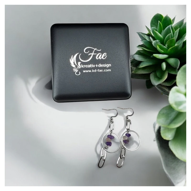 Ohrringe "Ylena" mit Amethyst