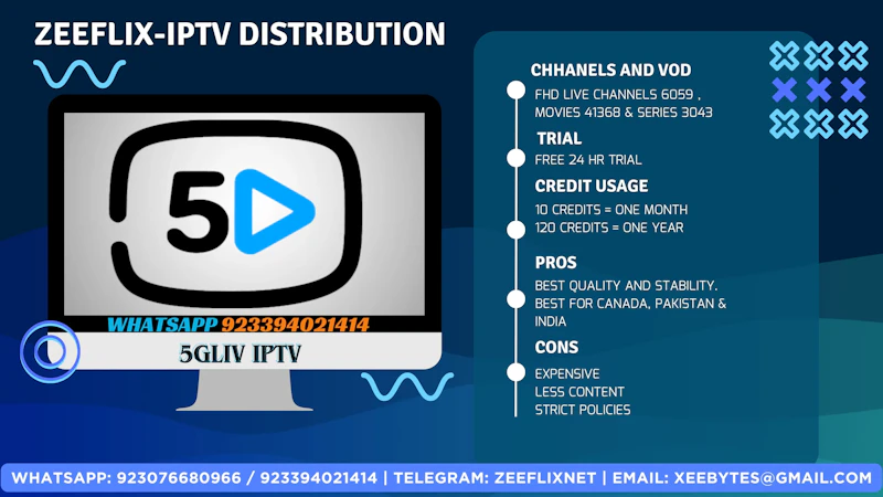 5G LIVE IPTV | 5GLIVE IPTV SUBSCRIPTPON | BEST IPTV FOR PAKISTAN