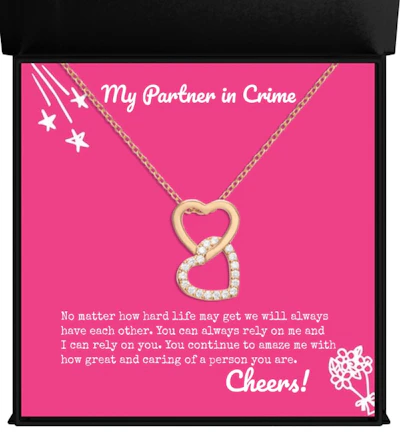 My Partner In Crime Necklace
