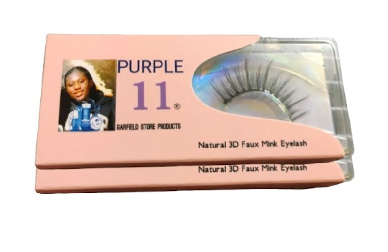 PURPLE 11 3D Faux Mink Eyelashes 