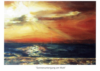 "Sonnenuntergang am Watt"