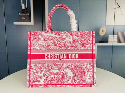 Dior Cabas Book Tote en toile