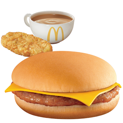 Ham N' Cheese Burger Breakfast (Mcdonald)