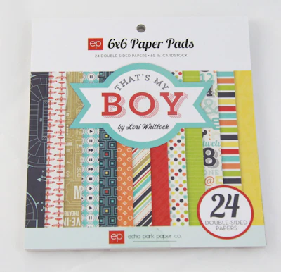 Scrapbook - Block "That´s my Boy"