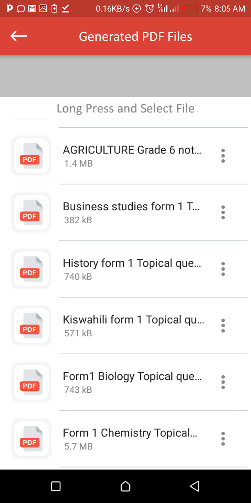 Education resources hub