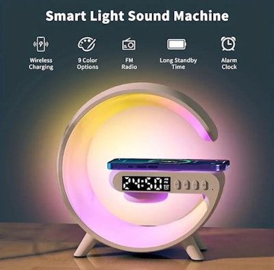 Wireless Speaker 6 Kinds Of Light Mode Wireless Charging Function Compatible With IOS / Android System 