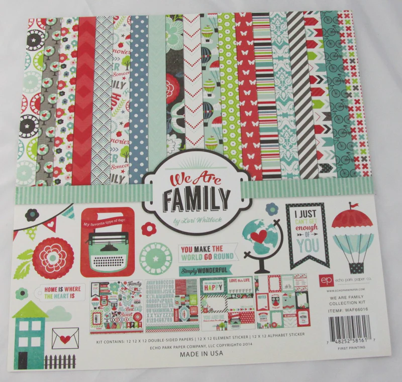 Scrapbook-Set "We are Family"
