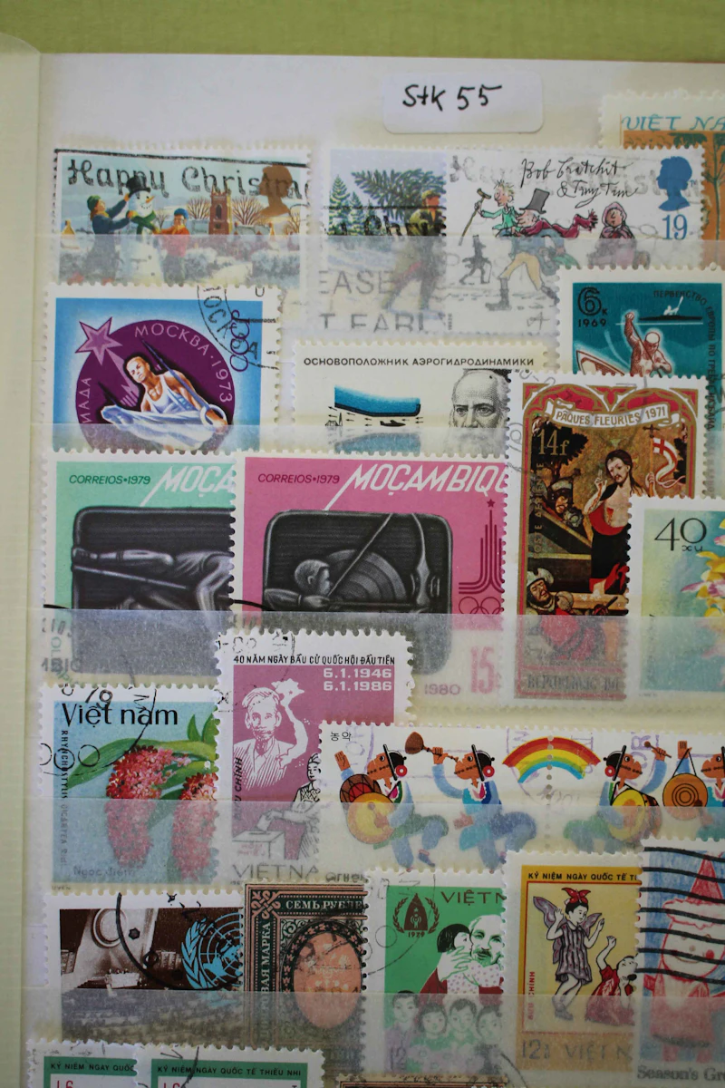 Robbert´s Briefmarken Posten Ausland gestempelt, Skt 55