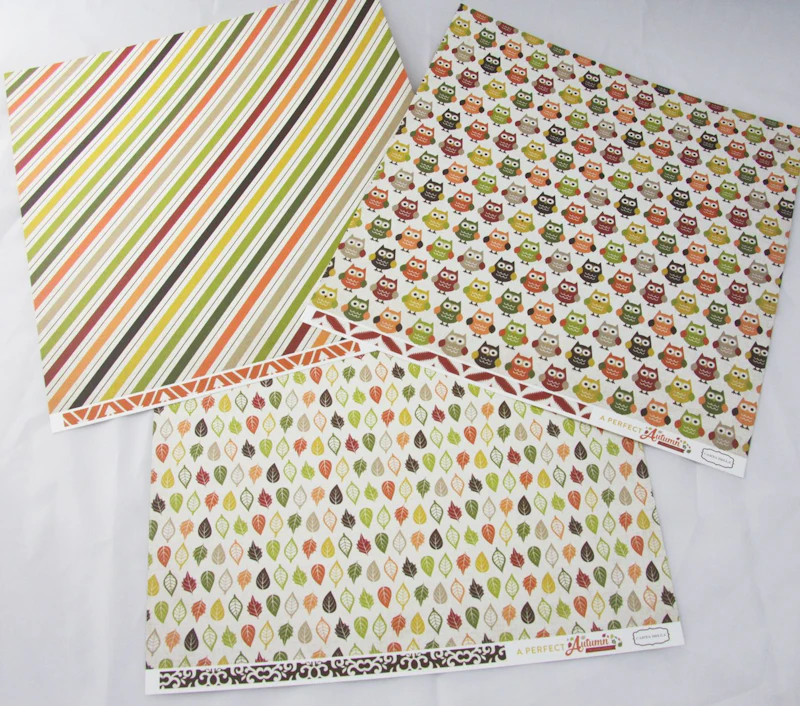 Scrapbook-Set "A perfect Autumn", Herbstmotive