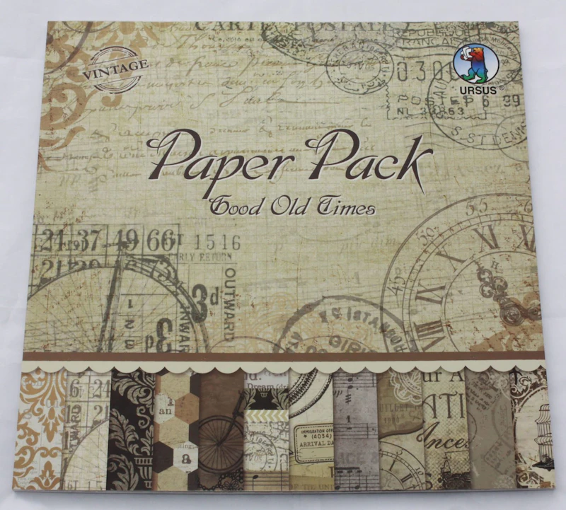 Scrapbook-Set "Good Old Times", Nostalgie