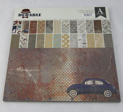 Authentique Scrapbook-Block "Durable"