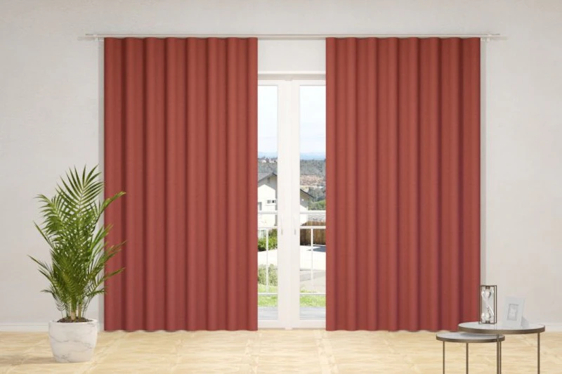 Curtain fabrics - SUNOUT, (back side of fabrics woven in white color), in 85 colors, width - 1,50 m.)