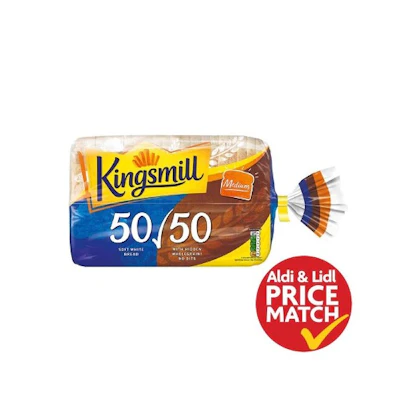 Kingsmill 50/50 Medium 800g