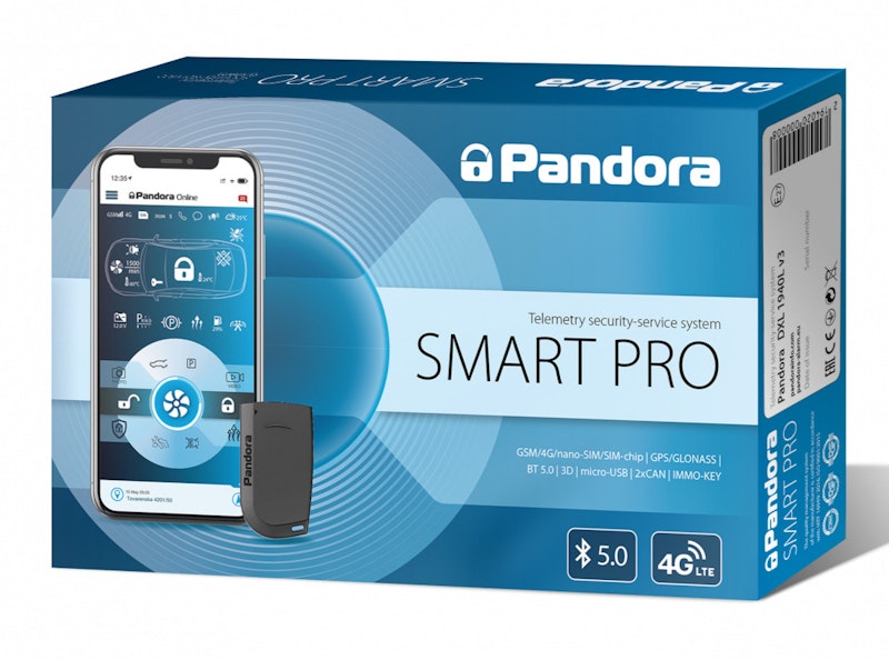 Pandora Smart Pro V3 inkl. Ortung EU/Schweiz und Einbau