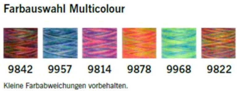 Nähgarn Gütermann Miniking Multicolour 120, 1.000 m