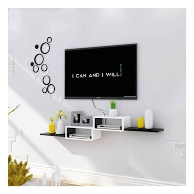 2 In 1 Floating DVD DSTV Remote Control Wall Shelf