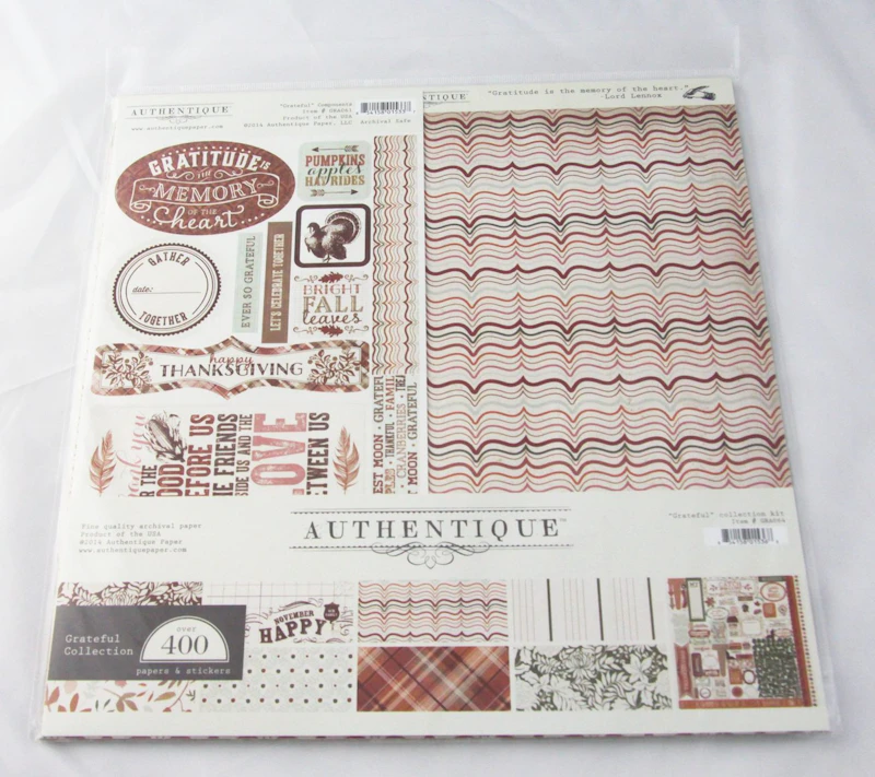 Authentique™ Collection - Kit "Grateful", Herbst