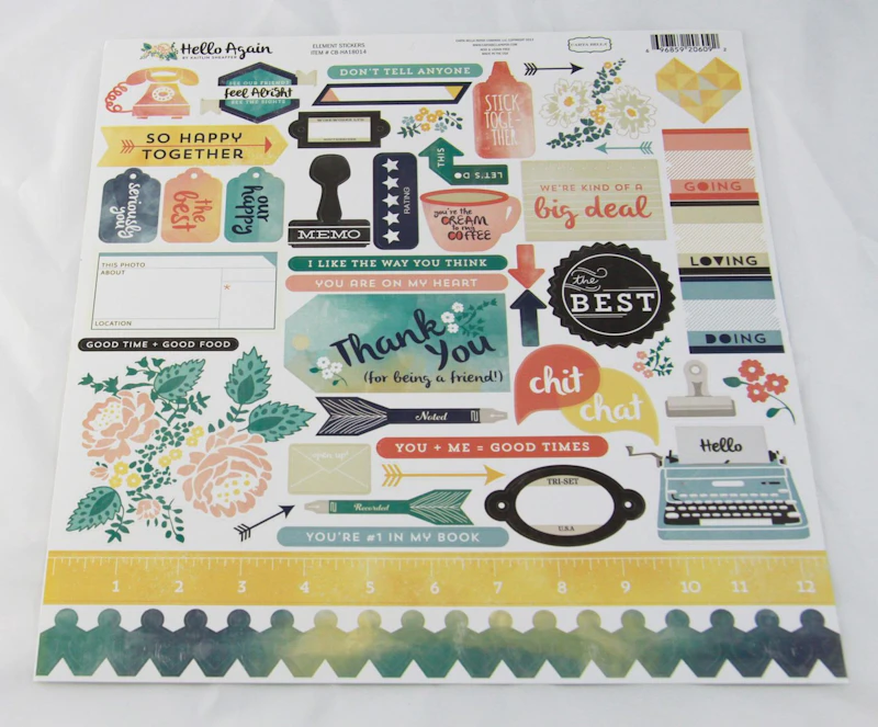 Scrapbook - Set  "Hello Again"