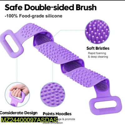 Silicon back scrubber